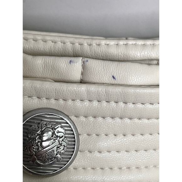 Veronica Beard Atala Faux Leather High Waisted Trouser Pants Ecru Women's 2 NWT - Picture 6 of 13